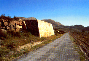 Deposito de agua de la estación de Pedralejos